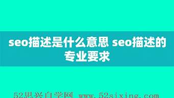 seo描述的专业要求_seo描述的专业要求是什么