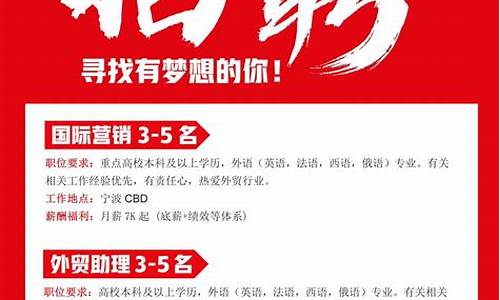 宁波外贸公司招聘信息_宁波外贸公司招聘信息最新