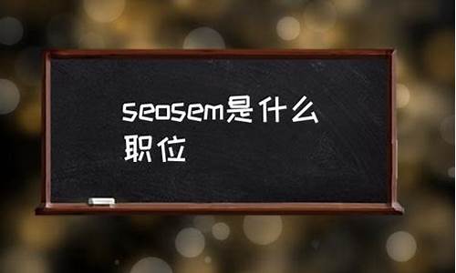 seosem是什么职位_seo sem是什么职业