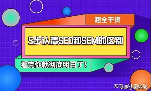 sem推广和seo优化的区别_sem推广优化,有哪些关键的业务问题